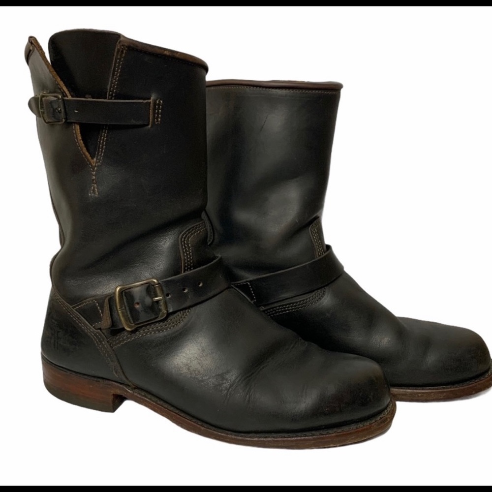 Frye John Addison Engineer Boots Mens